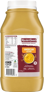 SAUCE AMER. MUSTARD M/FOODS 2.5KG