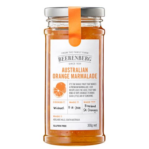 BEERB ORANGE MARMALADE JAM 300g 8pk