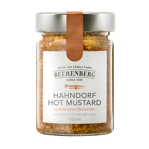 BEERB HAHNDORF HOT MUSTARD 150g 8CTN