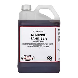 CLEANER NO-RINSE SANITISER 5L