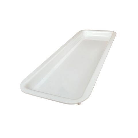 TRAY16X6X1WHTPLAS DISP(411x158x26)BIL24