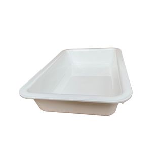 TRAY 12X8X2 WHITE PLAS DISP (207x314x59)