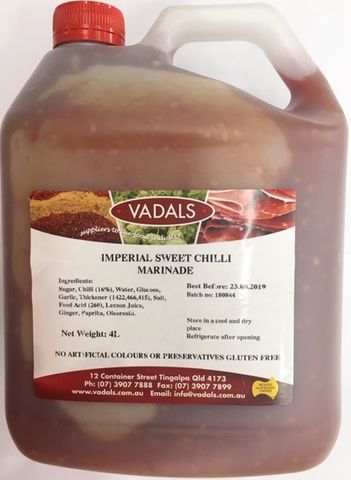 MARINADE IMPERIAL SWEET CHILLI VADALS 4L