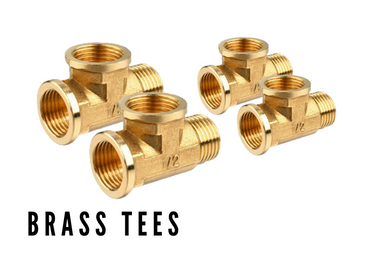 BRASS TEES