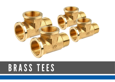 BRASS TEES