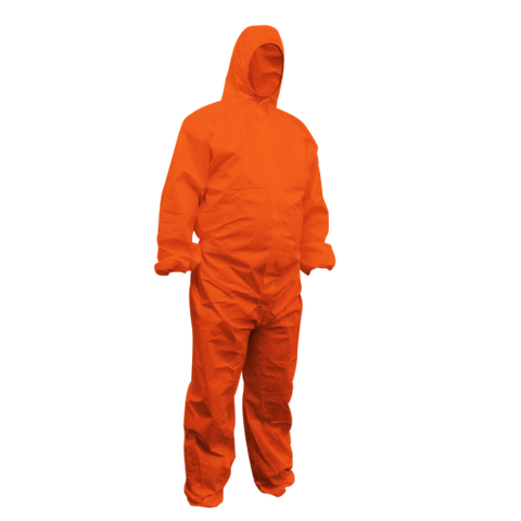 Disposable Coverall Poly Orange 2XL