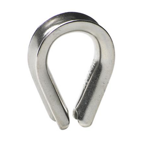 Stainless Steel Thimble 4 x 5mm 316