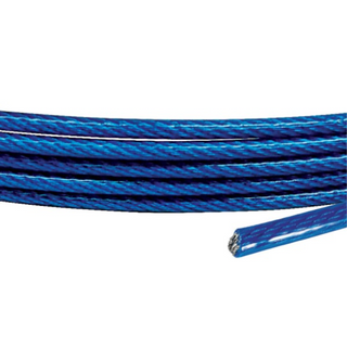 Wire Rope 3.0mm PVC Blue 1000M Roll