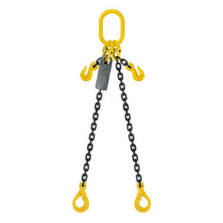 Chain Sling 2 Leg 8mmx2M Clevis Lock G80