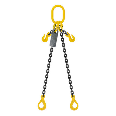 Chain Sling 2 Leg 8mmx3M Clevis Lock G80