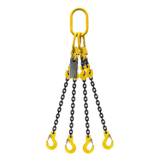 Chain Sling 4 Leg 10mmx4M Clevis Hook 80
