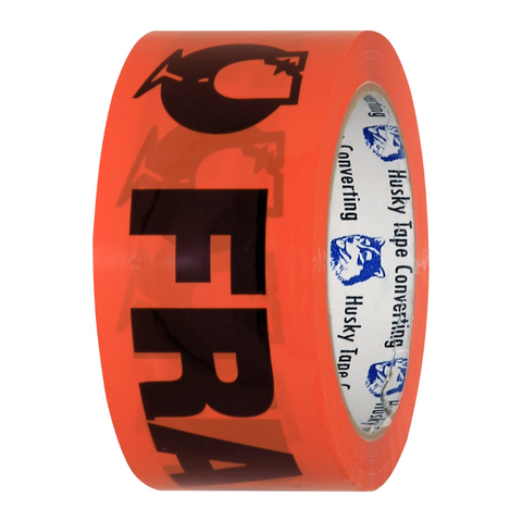 Fragile Tape Black/Orange 48mm x 66M