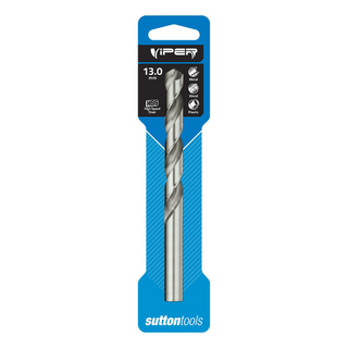 Sutton Drill Bit 13mm Jobber Viper HSS