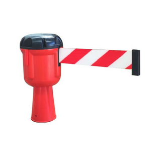 Retractable Cone Barrier Red/White 9M