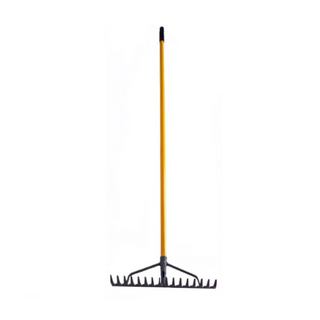 Garden Rake with Long Handle 16 Teeth