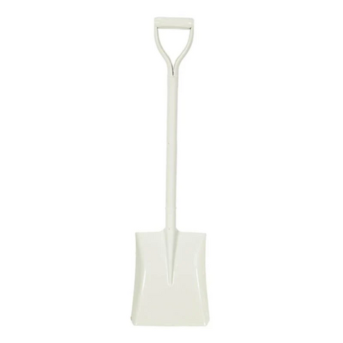 Square Mouth Shovel White 100mm Metal