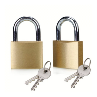 Twin Pack Keyed Alike Padlocks 40mm