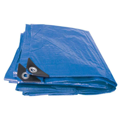 Tarpaulin 6.0M x 9.0M Blue Medium Duty