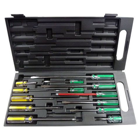 Screwdriver Set 13 Piece in Plastic Case