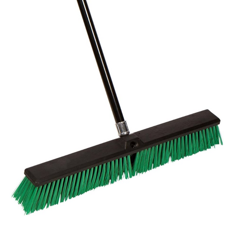 Broom 450mm Stiff Bristle with Handle