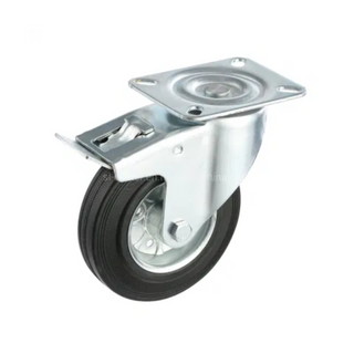 Castor Wheel Swivel w/Brake 75mm