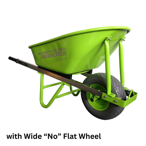 Wheelbarrow 100L Build Hi-Vis No F/Tyre