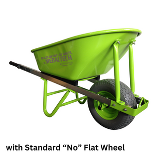 Wheelbarrow 100L Build Hi-Vis No F/Tyre