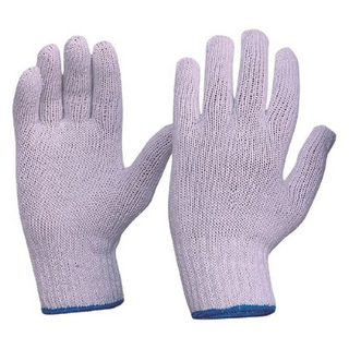 Knitted Poly Cotton Liner Glove - L