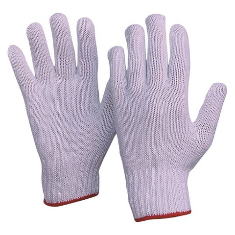 Knitted Poly Cotton Liner Glove - M