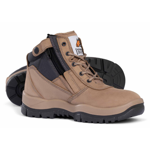 Mongrel Non-Safety Z/Side Boot Stone 11