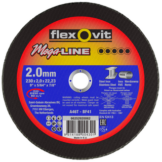 Cut-Off Wheel 230x2.0x22mm Inox Flexovit