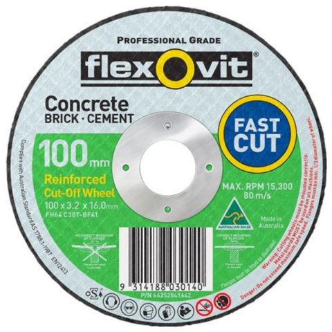 Cut-Off Wheel 100x3.2x16mm Masonry