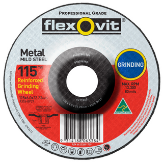 Grinding Wheel 115x6.0x22mm Flexovit