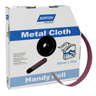 Metalite Cloth Handy Roll 50mm x 50M P60