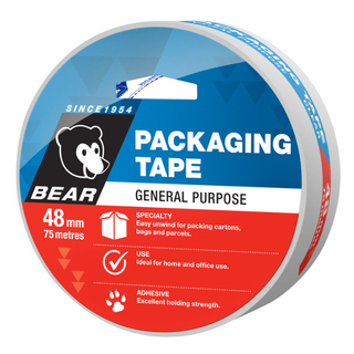 Bear Clear Packing Tape 48mm x 75m