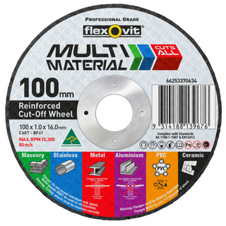 Multi Cut-Off Wheel 100x1.0x16mm