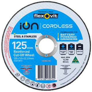 ION Cordless Cut-Off Wheel 125x1.0x22mm