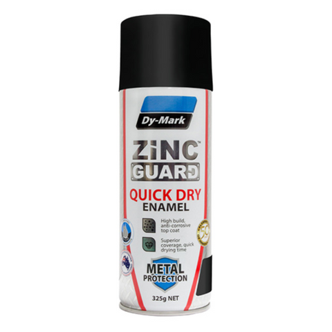 Zinc Guard Q/Dry Enamel Satin Black 325g