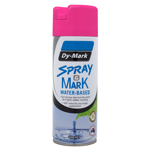 Spray & Mark W/Based 350g - Fluoro Pink