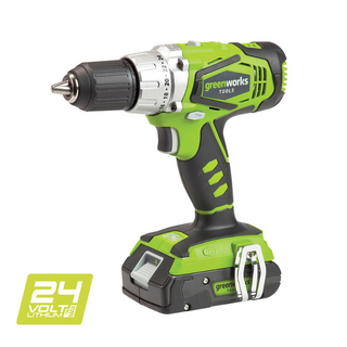 24V Greenworks Drill - Skin Only