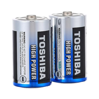 Toshiba Alkaline D Size Battery Pk2