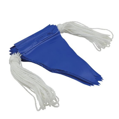 Rope Bunting Flags 30M - Blue