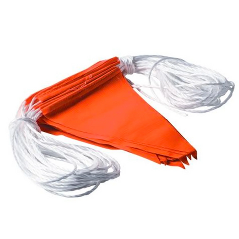 Rope Bunting Flags 30M - Orange