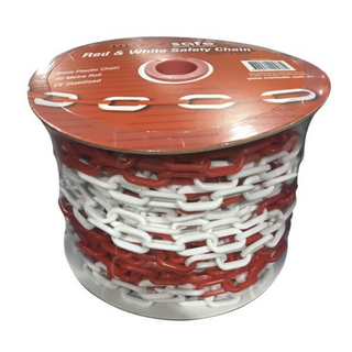 Safety Chain Red/White 40M Roll