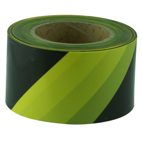 Barrier Tape 75mm x 100M - Yellow/Black