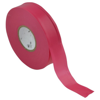 Flagging Tape 25mm x 100M Fluoro Red