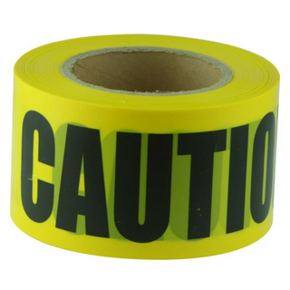 Barricade/Barrier Tape Caution 75mmx100M