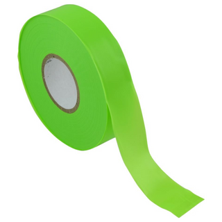 Flagging Tape 25mm x 100M Fluoro Lime