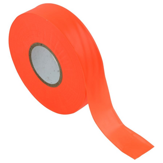 Flagging Tape 25mm x 100M Fluoro Orange