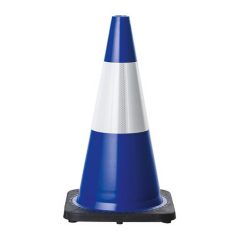 Witches Hat 450mm Blue w/Hi-Vis Collar